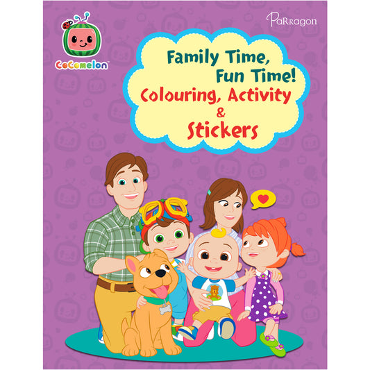 CoComelon Family Time, Fun Time! Colouring & Activity Book