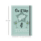 Gin A5 Flexi-Bound Ruled Notebook | 176 Sheets Ruled White Paper | Printed Page Edges