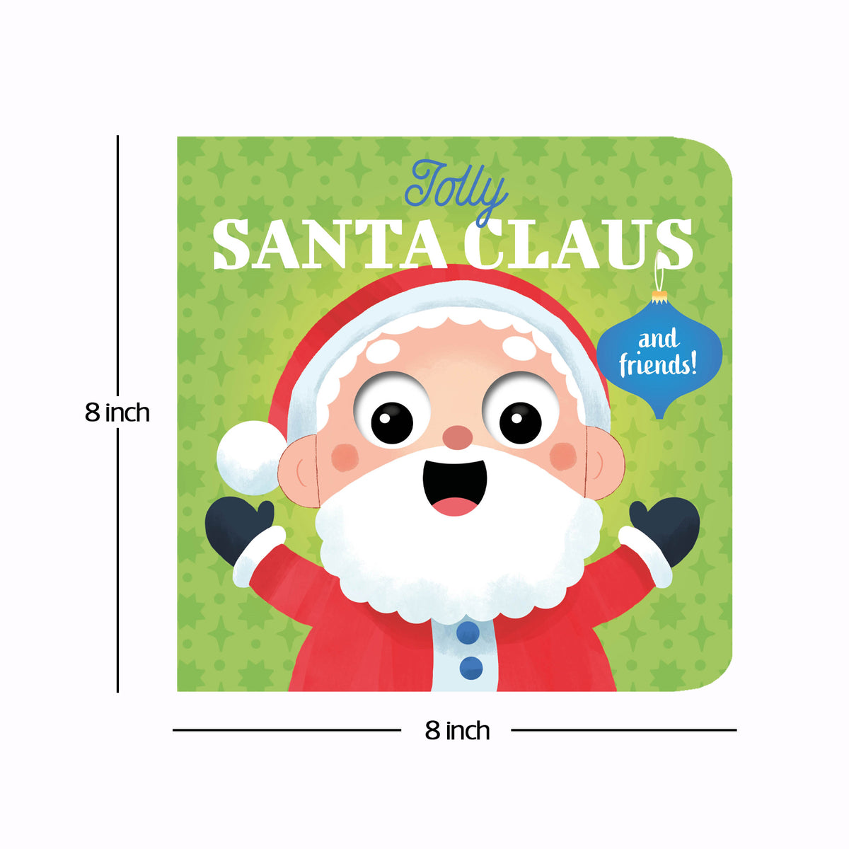 Wobbly Eyes 2: Jolly Santa Claus | Christmas Book | Holiday Storybook | Interactive Christmas Book