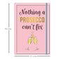 Prosecco A5 Flexi-Bound Ruled Notebook | 176 Sheets Ruled White Paper | Printed Page Edges