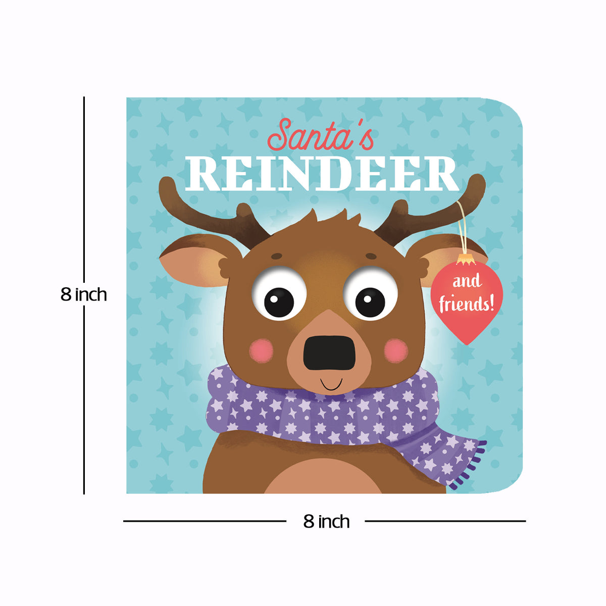 Wobbly Eyes 2: Santa's Reindeer | Christmas Book | Holiday Storybook | Interactive Christmas Book
