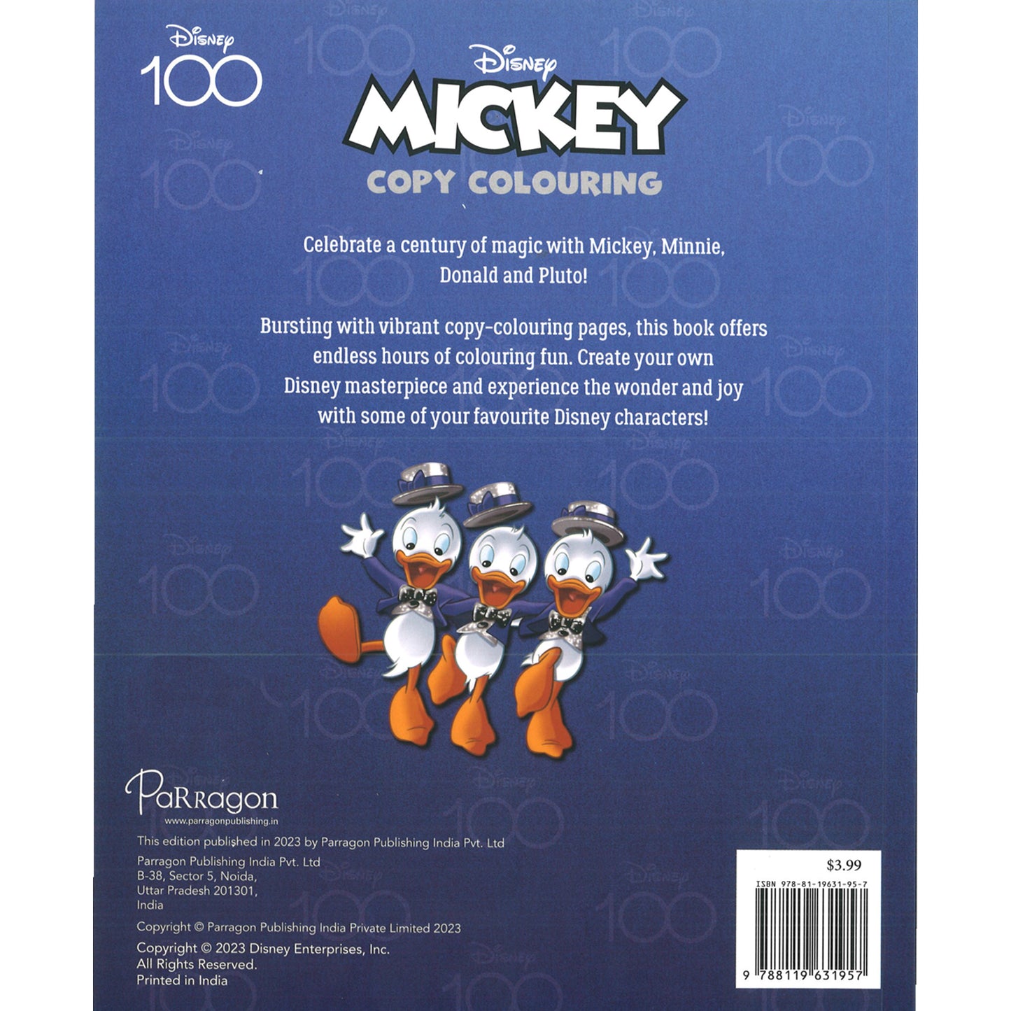 Disney 100 Copy Colouring book | Copy Color | D100 Copy Colouring Books | Disney mixed colouring book