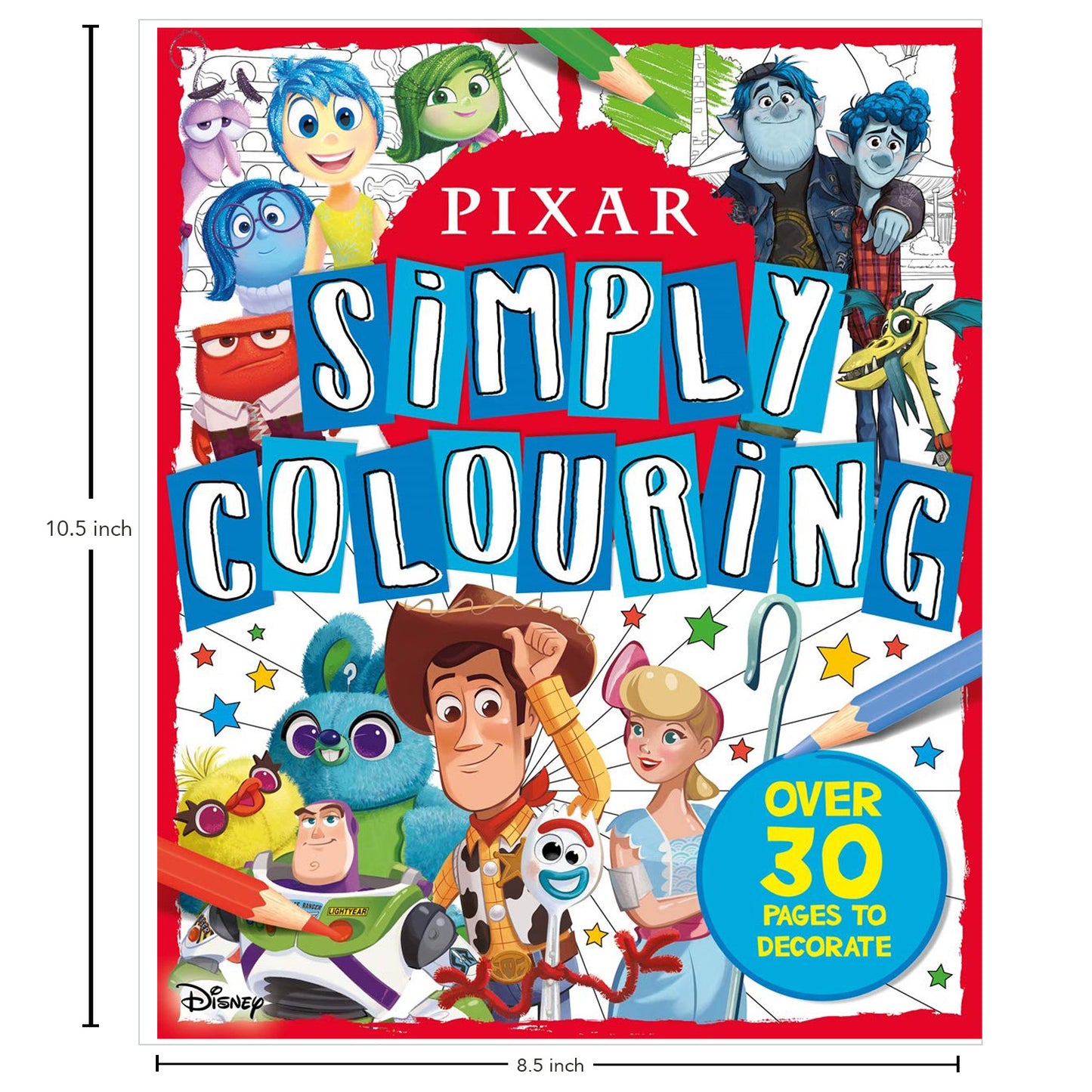 Pixar: Simply Colouring Walt Disney