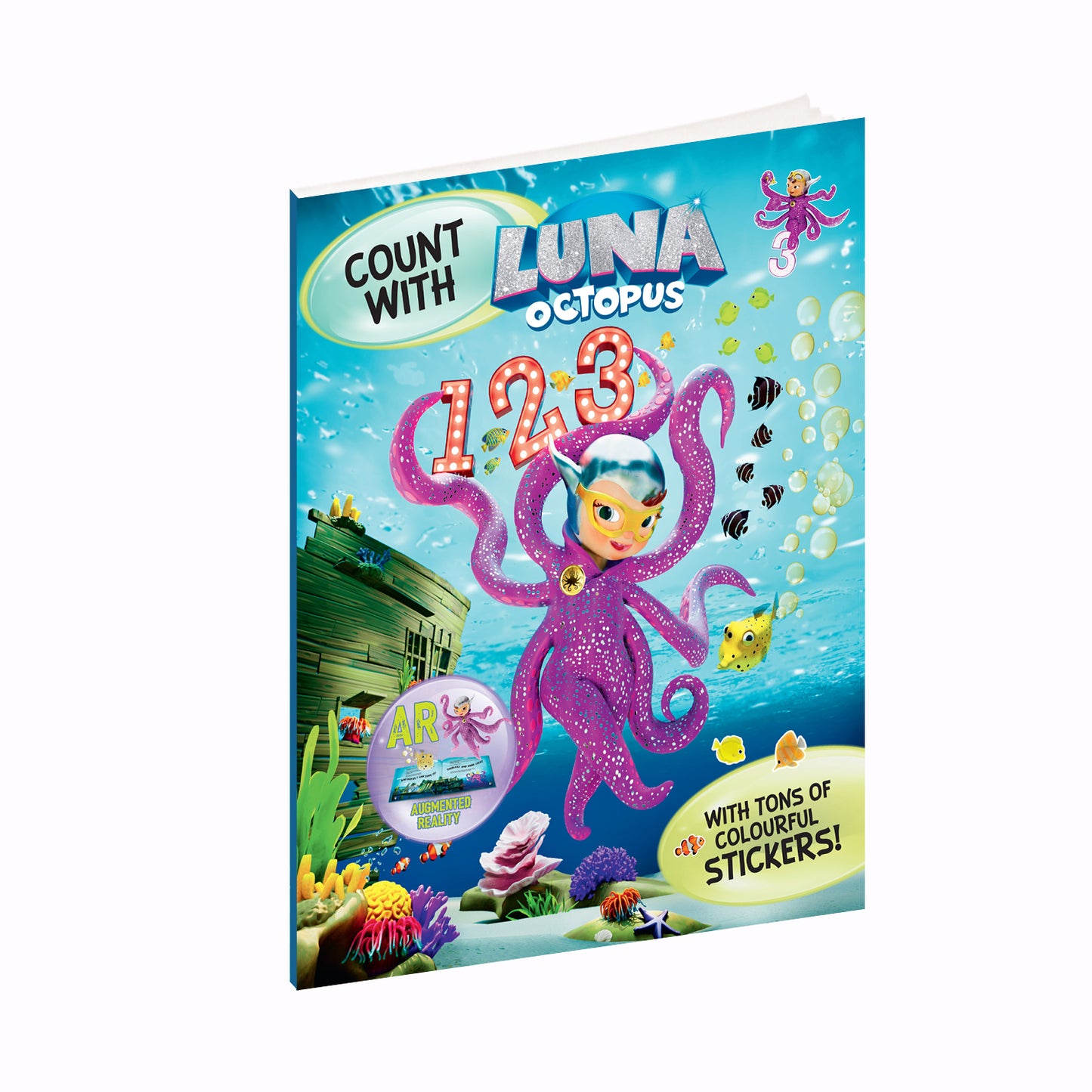 Count with Luna Octopus | Activity Book | Number Activity | Early Learning Workbook | Counting Practice | Learn Numbers