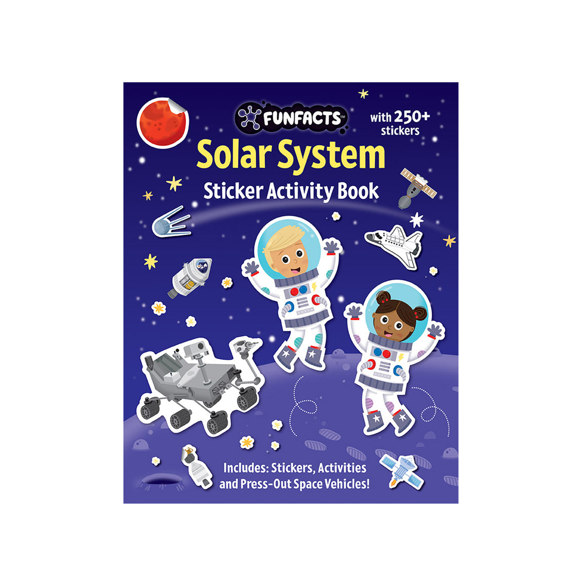 FunFacts - Sticker Activity Book - Solar System | Sticker Activity Book | Educational Activity Book