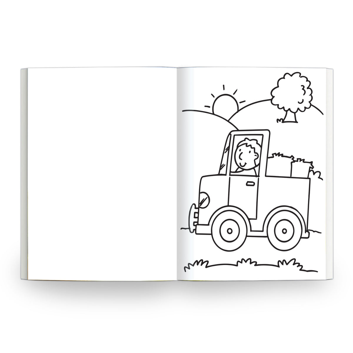 My Wild Green Book of Colouring |For Kids 3–6 Years | 32 Large and Simple Pictures to Colour