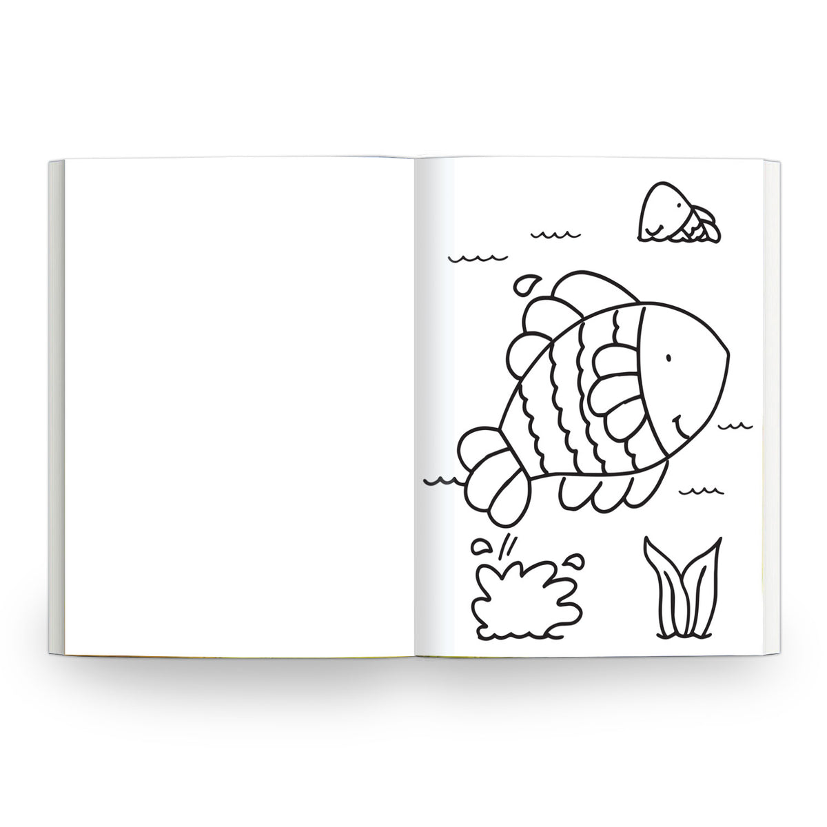 My Wild Green Book of Colouring |For Kids 3–6 Years | 32 Large and Simple Pictures to Colour