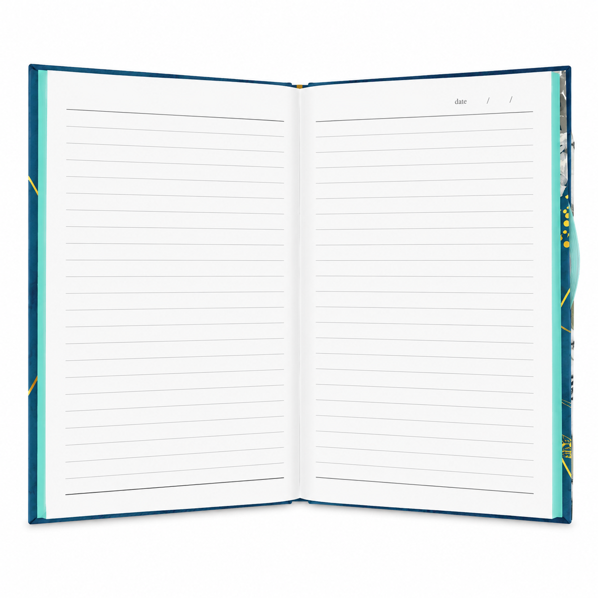 Bee Wild A5 Flexi-Bound Ruled Notebook | 176 Sheets Ruled White Paper | Elastic Closure