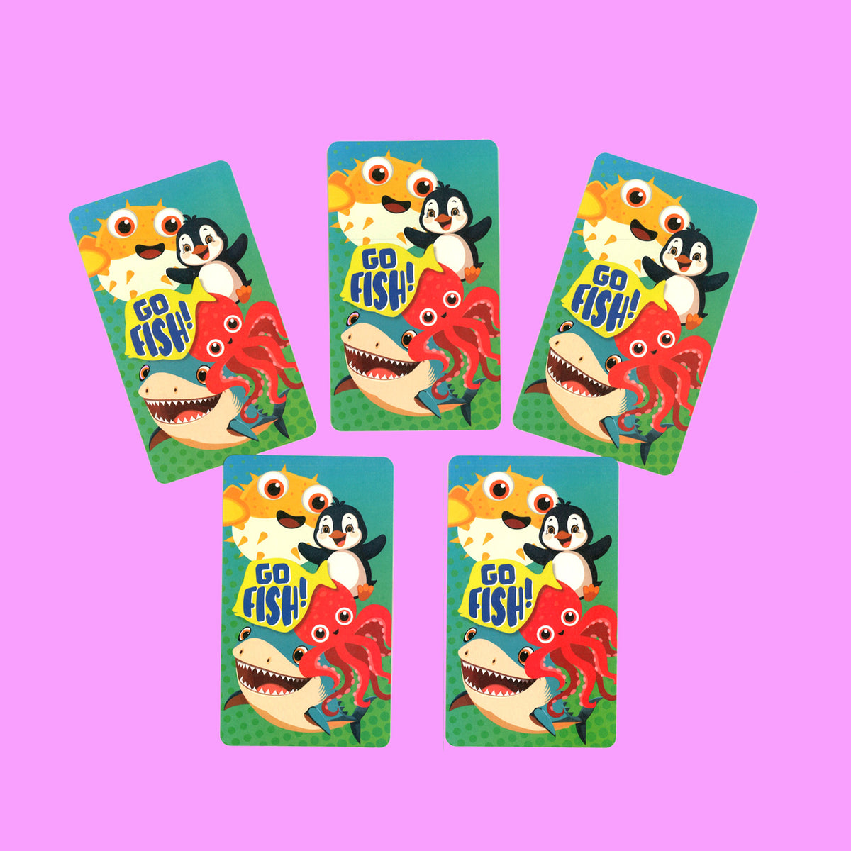 Classic Card Game Go Fish | Classic Family Card Game | Travel Game for Kids | Learning Fun | Ages 3+