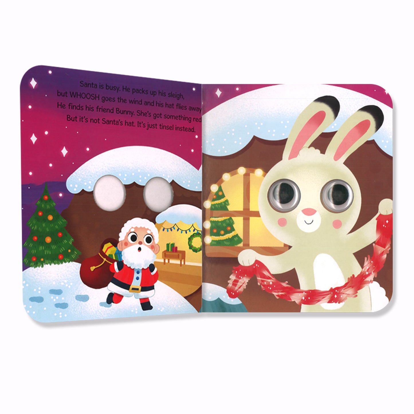 Wobbly Eyes 2: Jolly Santa Claus| Christmas Book | Holiday Storybook | Interactive Christmas Book | Christmas Read Aloud |  Christmas Gift for Kids | Festive Picture Book