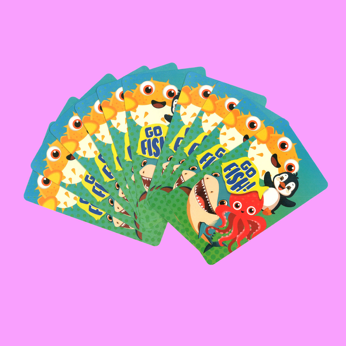 Classic Card Game Go Fish | Classic Family Card Game | Travel Game for Kids | Learning Fun | Ages 3+