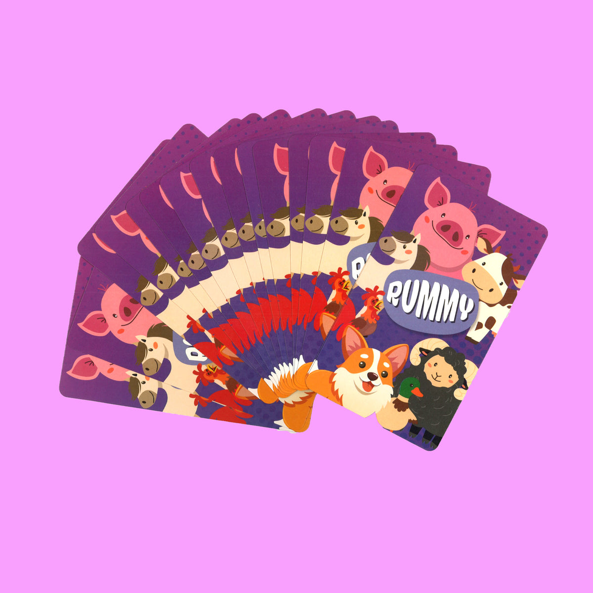 Classic Card Game Rummy | Classic Family Card Game | Travel Game for Kids | Learning Fun | Ages 3+