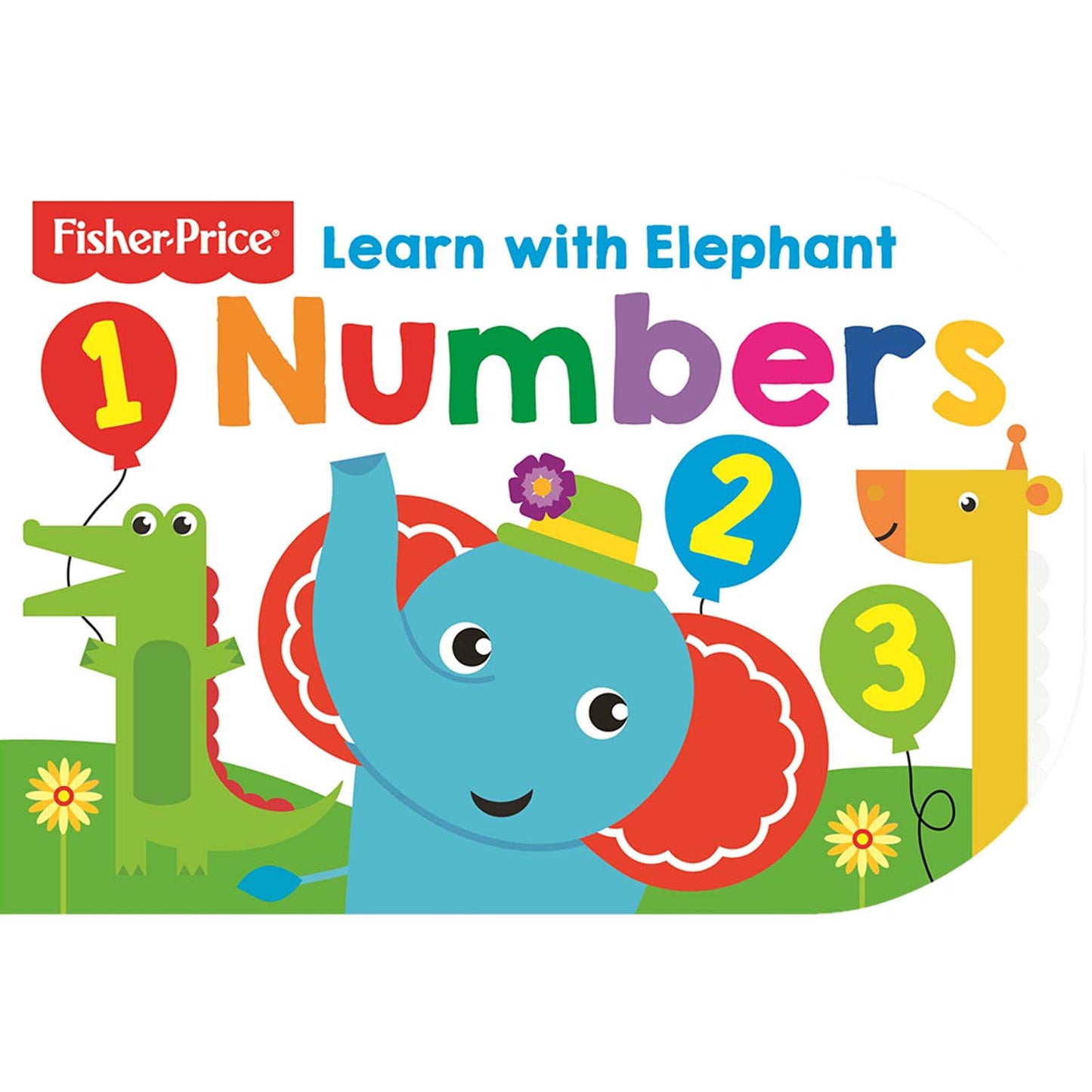 Fisher-Price Learn with Elephant Numbers (First Concept Shaped 4 FP) Parragon Publishing India