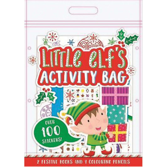 Little Elf's Activity Bag (Sticker Colouring Grab Bag) Igloo Books