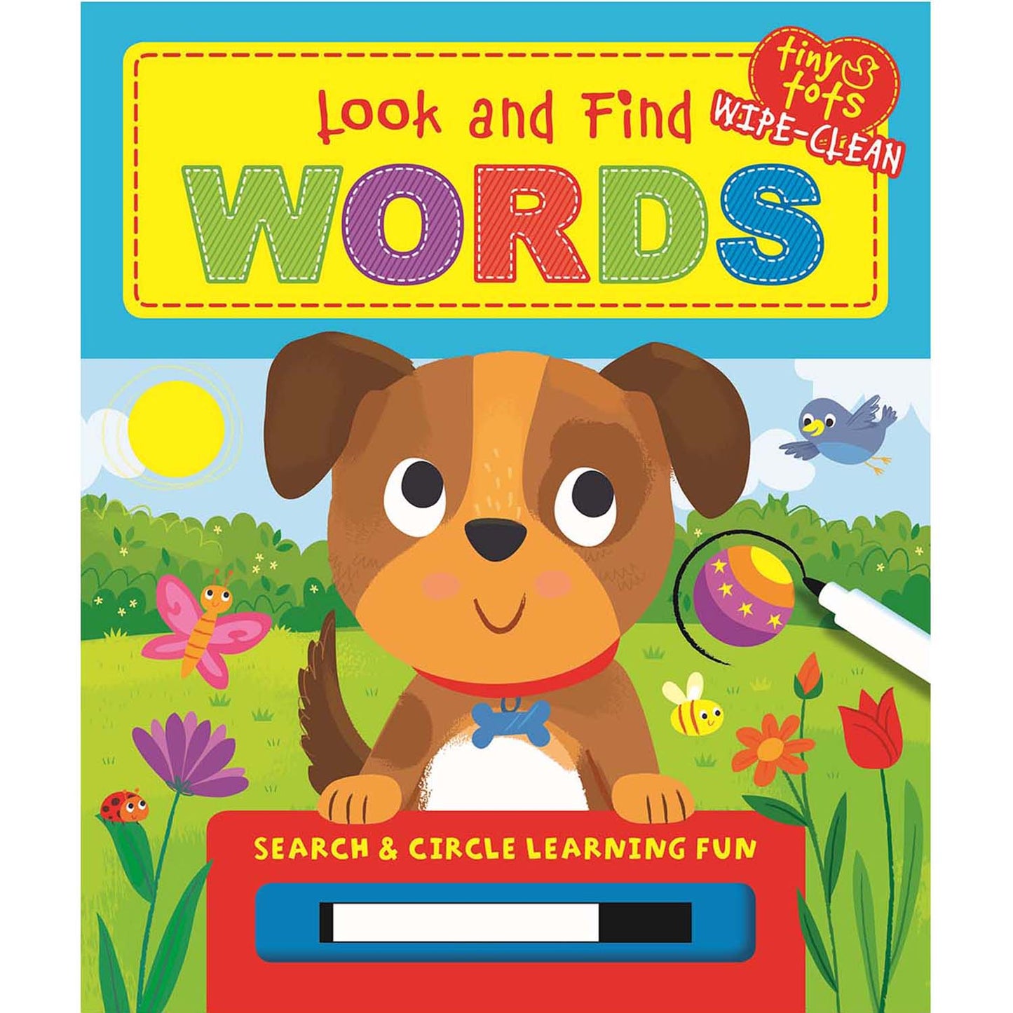 Look And Find Words (Tiny Tots Wipe - Clean)