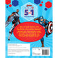 Marvel Captain America: 5-In-1 Colouring Book | Stickers, Coloring & Activities Books for Kids