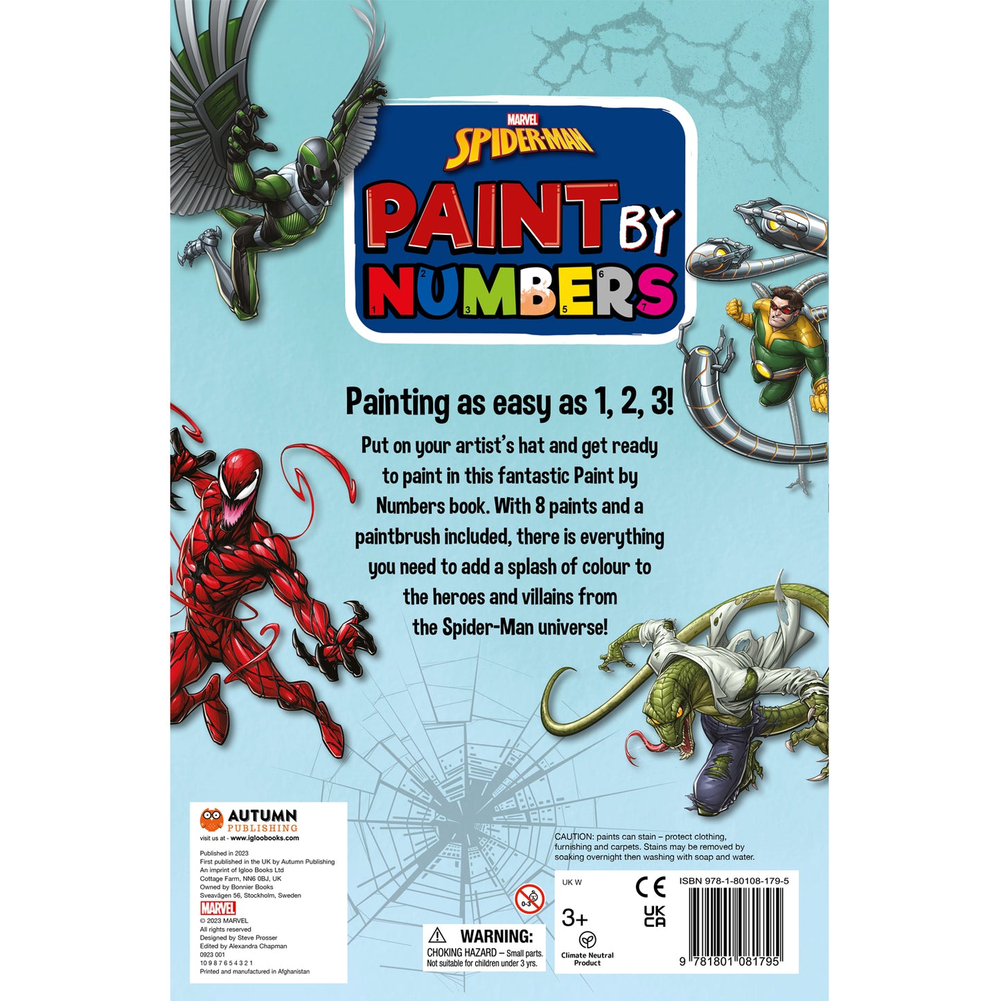 Marvel Spider-Man: Paint By Numbers Marvel Entertainment International Ltd