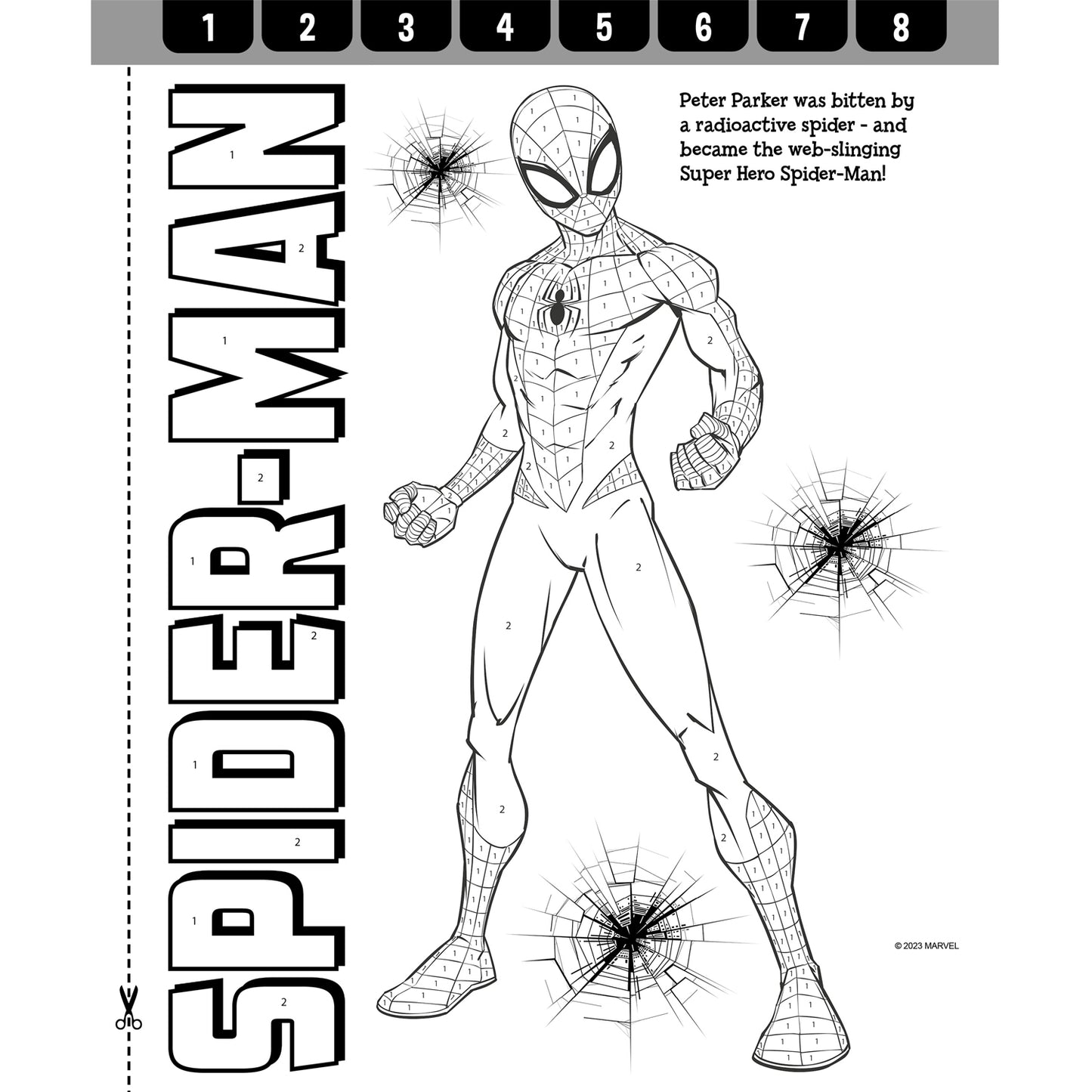 Marvel Spider-Man: Paint By Numbers Marvel Entertainment International Ltd