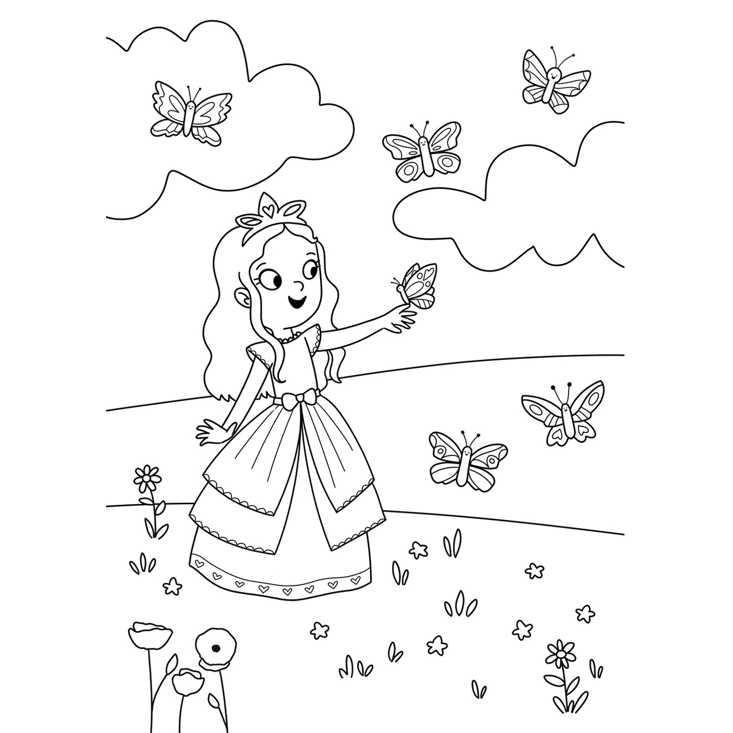 Princess colouring Igloo