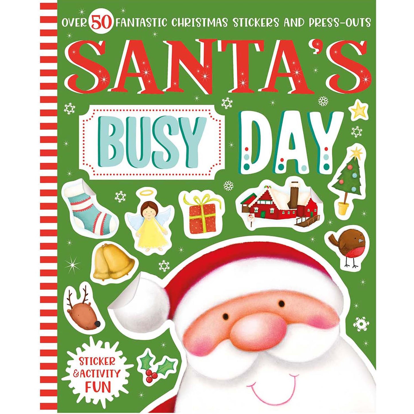 Santa’s Busy Day Sticker & Activity Fun