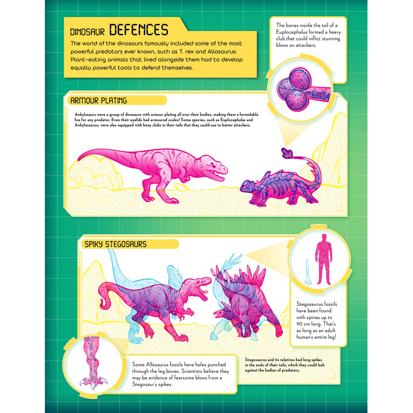 Secrets of the Dinosaurs | Reference book | Interactive book | Book with scanner | Activity book about Dinosaurs Parragon