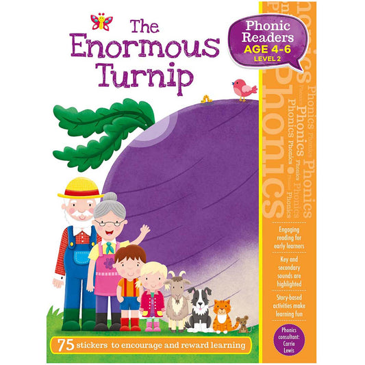 The Enormous Turnip (Phonic Readers FTL 2) Parragon Publishing India