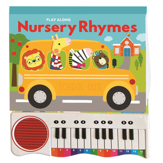 Piano Book - Nursery Rhymes | Interactive Musical Book for Kids | Learn & Play Nursery Songs| Sing Along| Early Musical & Motor Skills| Interactive Piano Keys| Hands-On Learning| Ages 4-6