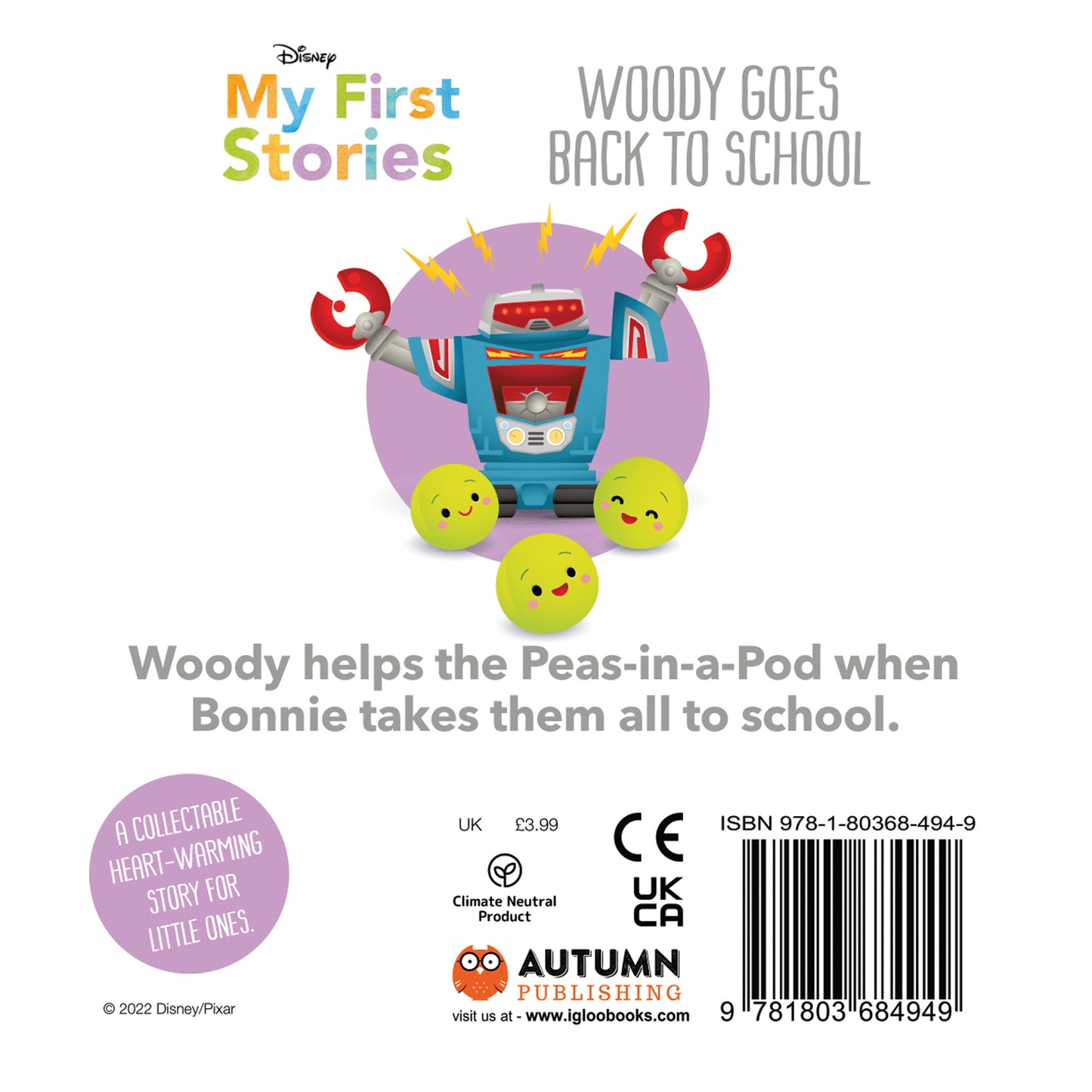 Disney My First Stories: Woody Goes Back to School