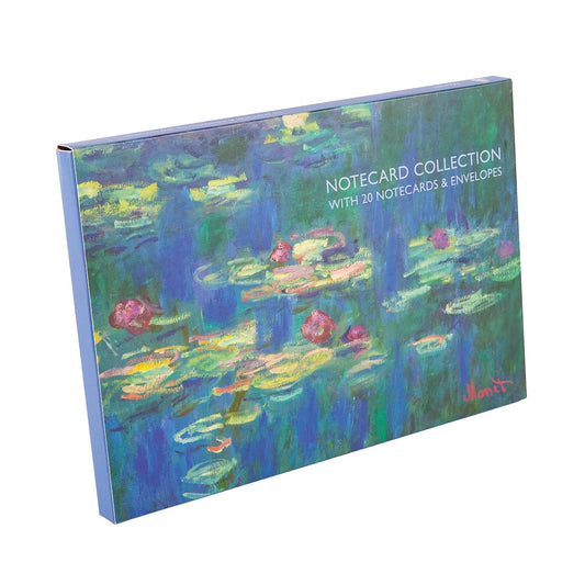 Claude Monet Water Lilies Greetingcard Collection | 20 Premium Blank Greetingcards with Envelopes