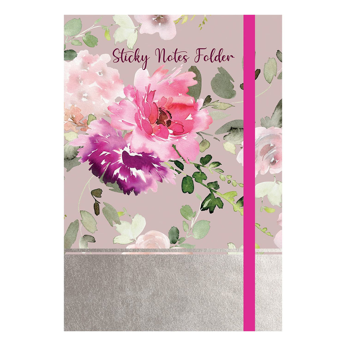 Passion Sticky Notes Folder | Organiser with 7 Sticky Note Pads & Tear-Off List Pad