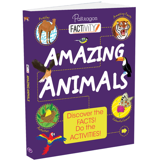 Factivity: Amazing Animals Discover the facts! Do the Activities Book [Paperback] Parragon