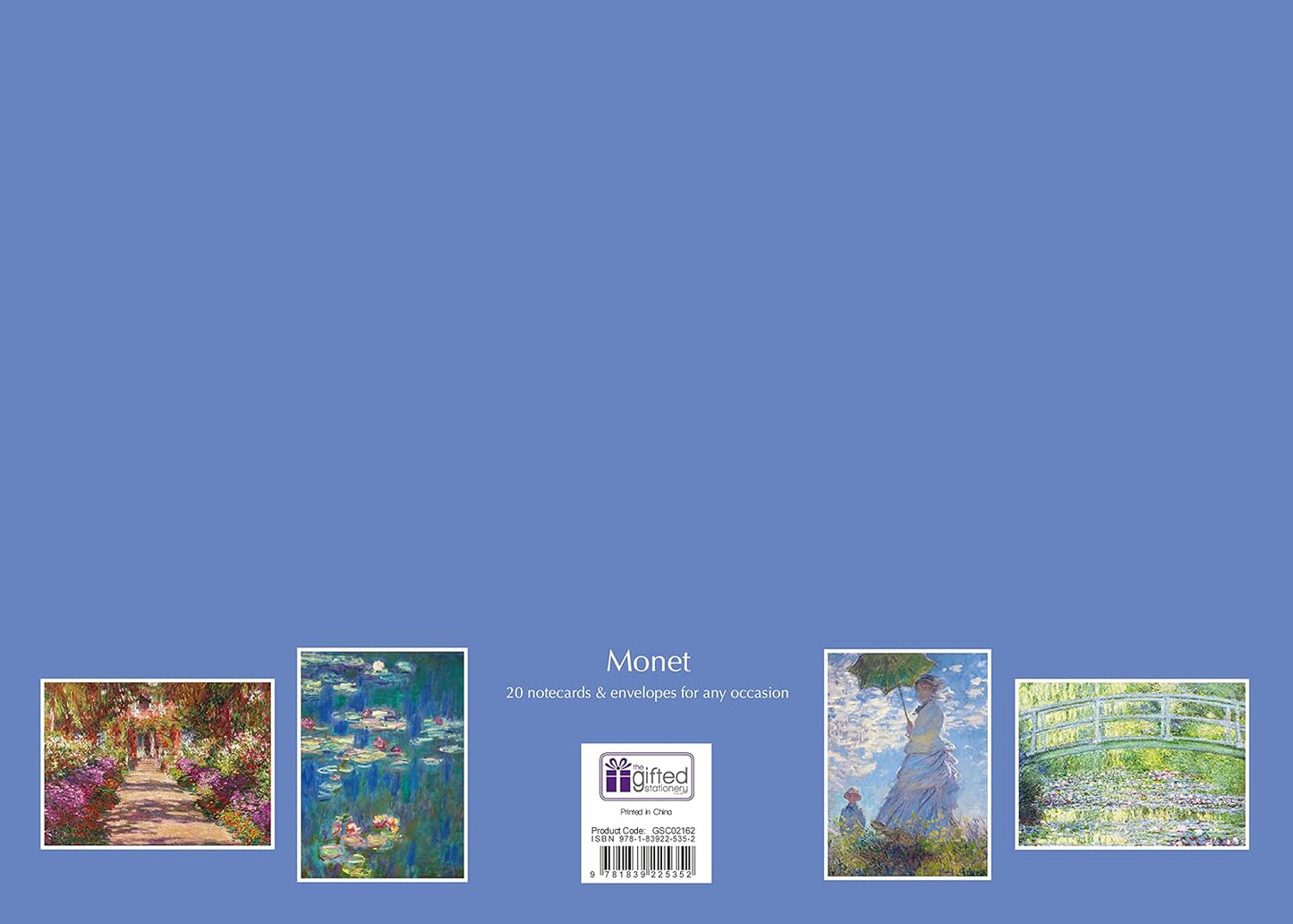 The Gifted Stationery Co Notecard Collection - Monet