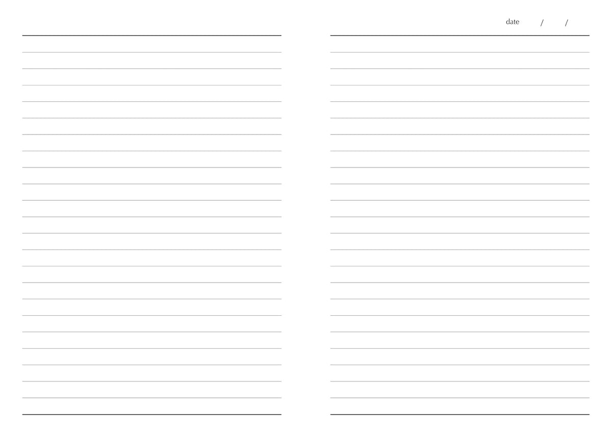 Belles Fleurs A5 Flexi-Bound Ruled Notebook | 176 Sheets Ruled White Paper | Printed Page Edges