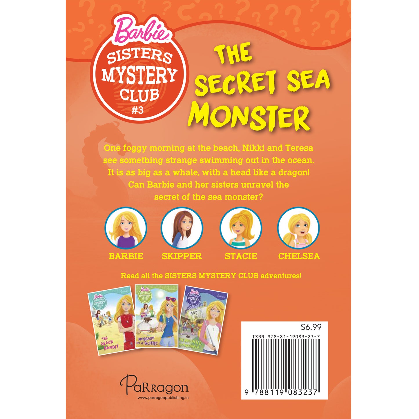 Barbie Sister Mystery Club 3: The Secret Sea Monster By Parragon Books