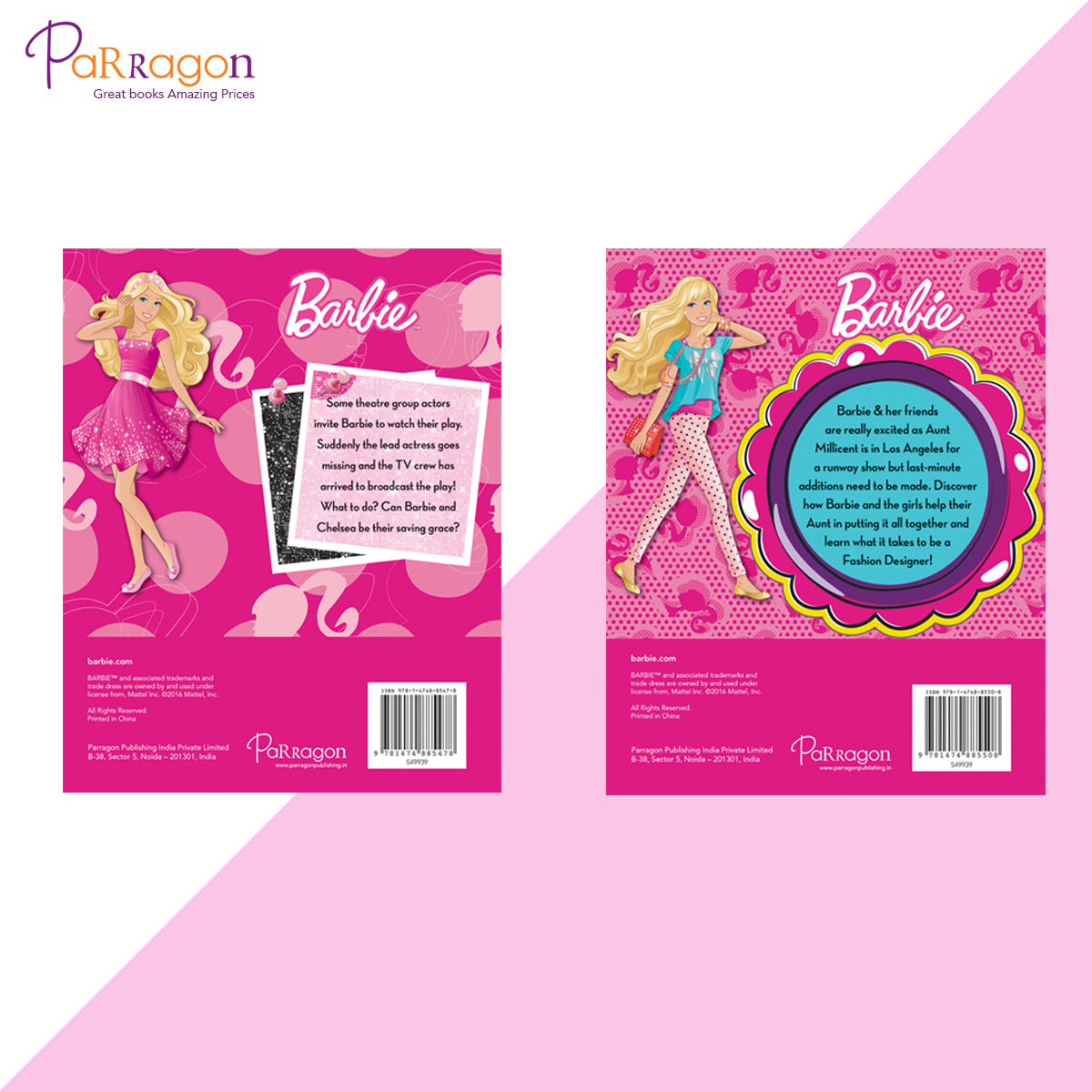 Barbie Glamour Career Stories Set of 2 Book [Hardcover] Parragon