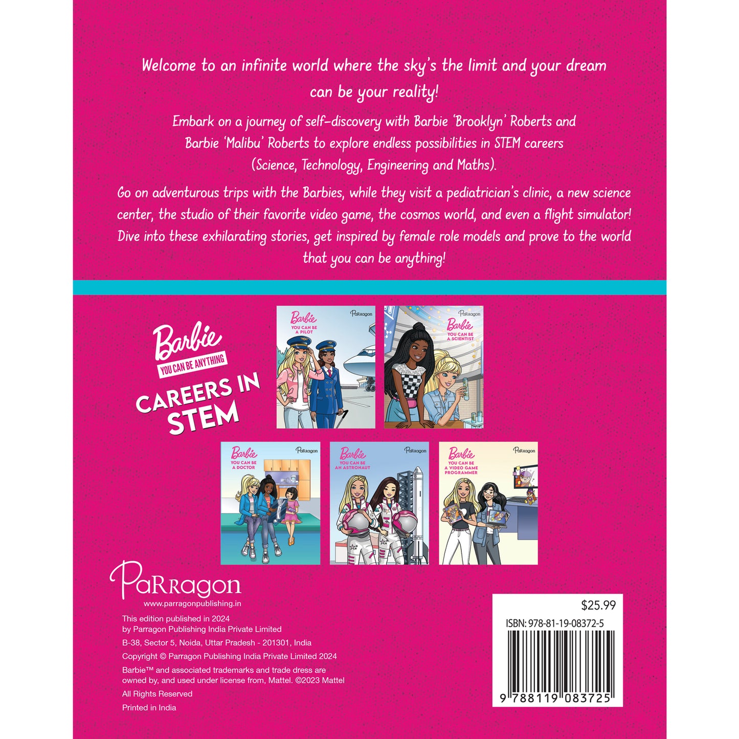 Barbie You Can Be: Careers in STEM | Pack of 5 Barbie Books | Barbie Story Collection For Girls