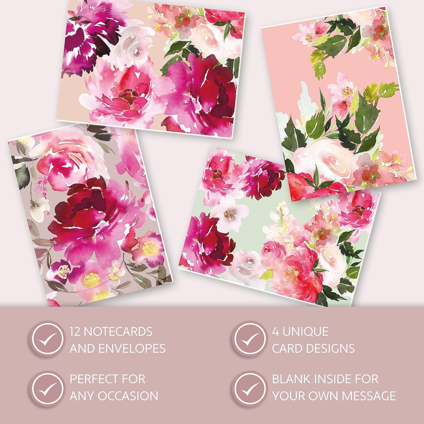 The Gifted Stationery Notecard Wallet For Thanksgiving - Passion