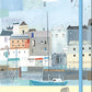 Pope Twins Illustration  By the Sea Sticky Notes Folder