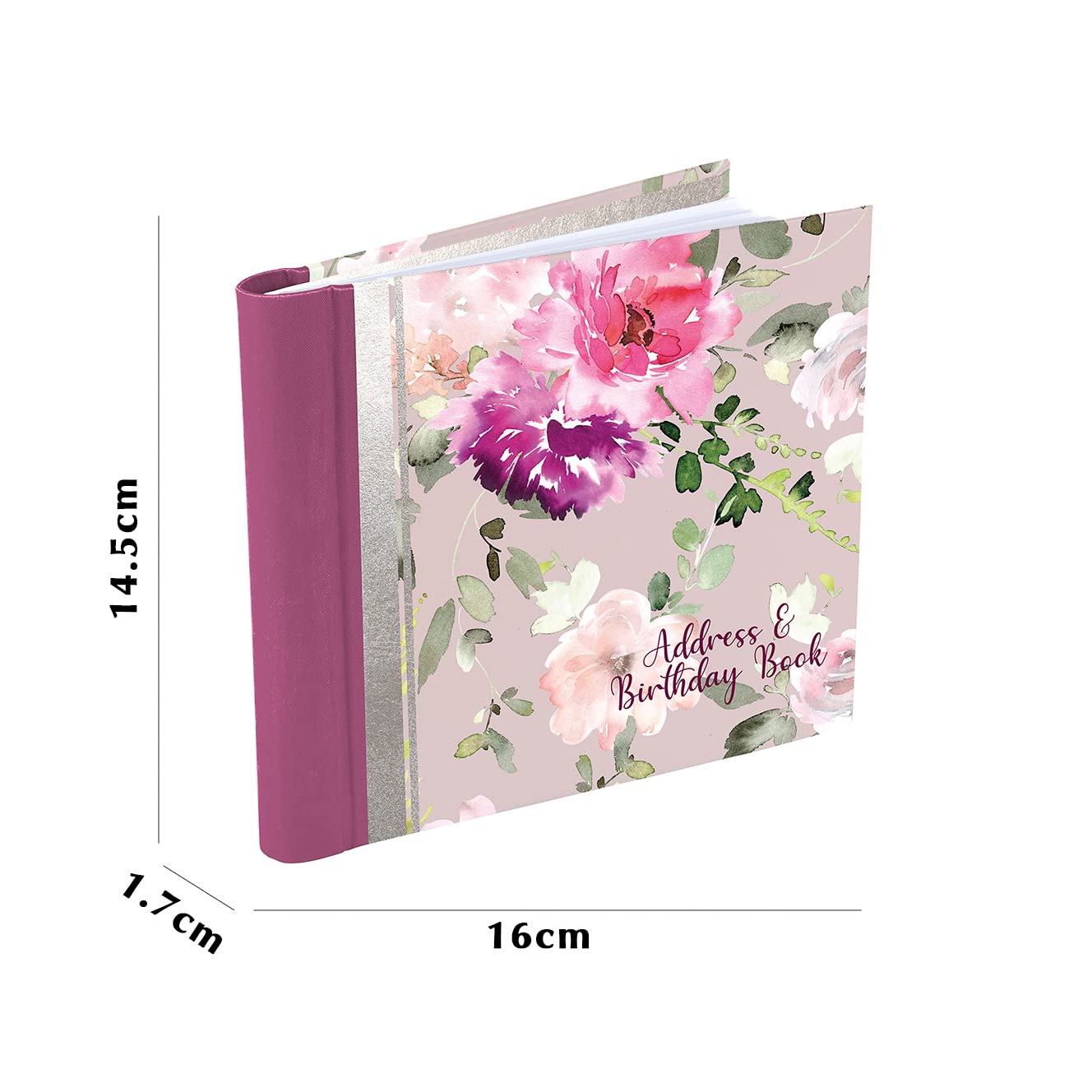 The Gifted Stationery Co Address & Birthday Book - Passion