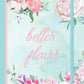 Belles Fleurs A5 Flexi-Bound Ruled Notebook | 176 Sheets Ruled White Paper | Printed Page Edges