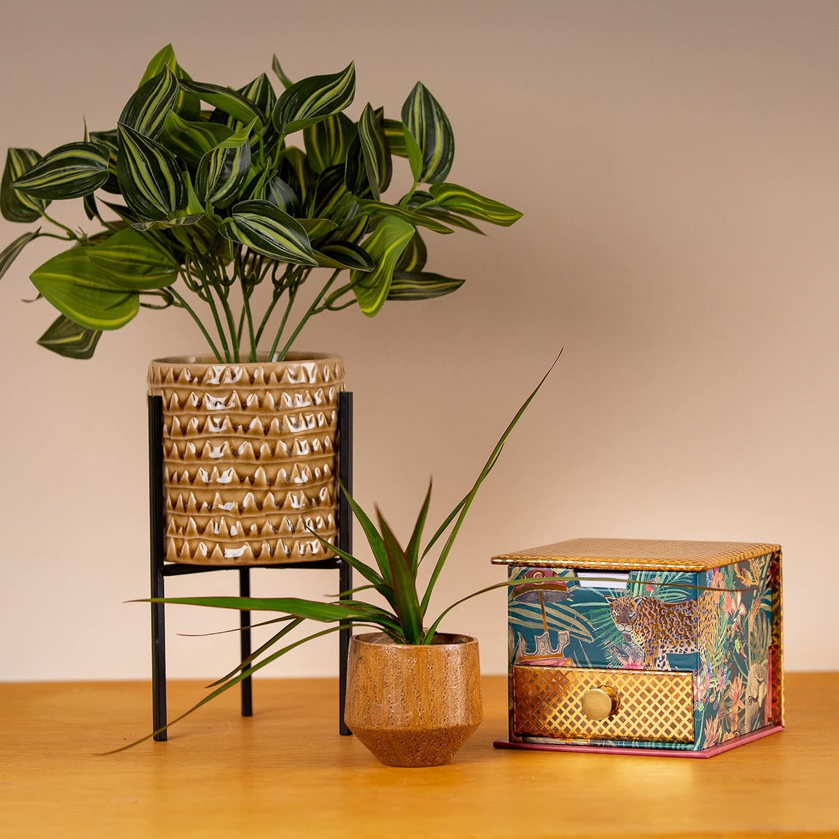 Memo Cube  Abundance Theme | Decorative Desk Organiser