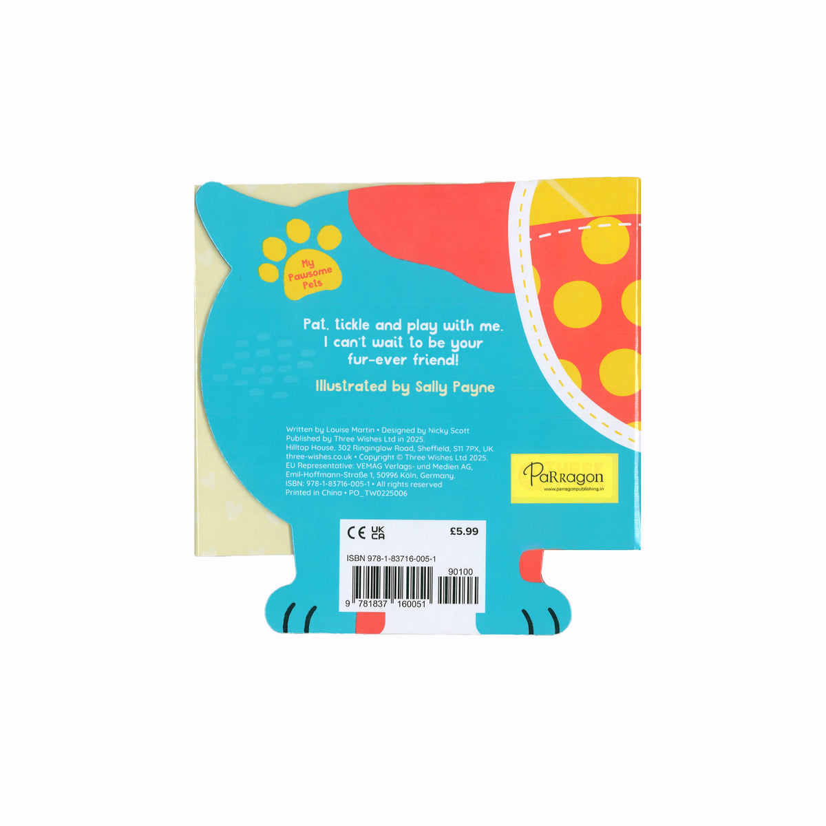 My Pawsome Pets: Playful Puppy Interactive Pet Book | Toddler Board Book | Animal Activity Book