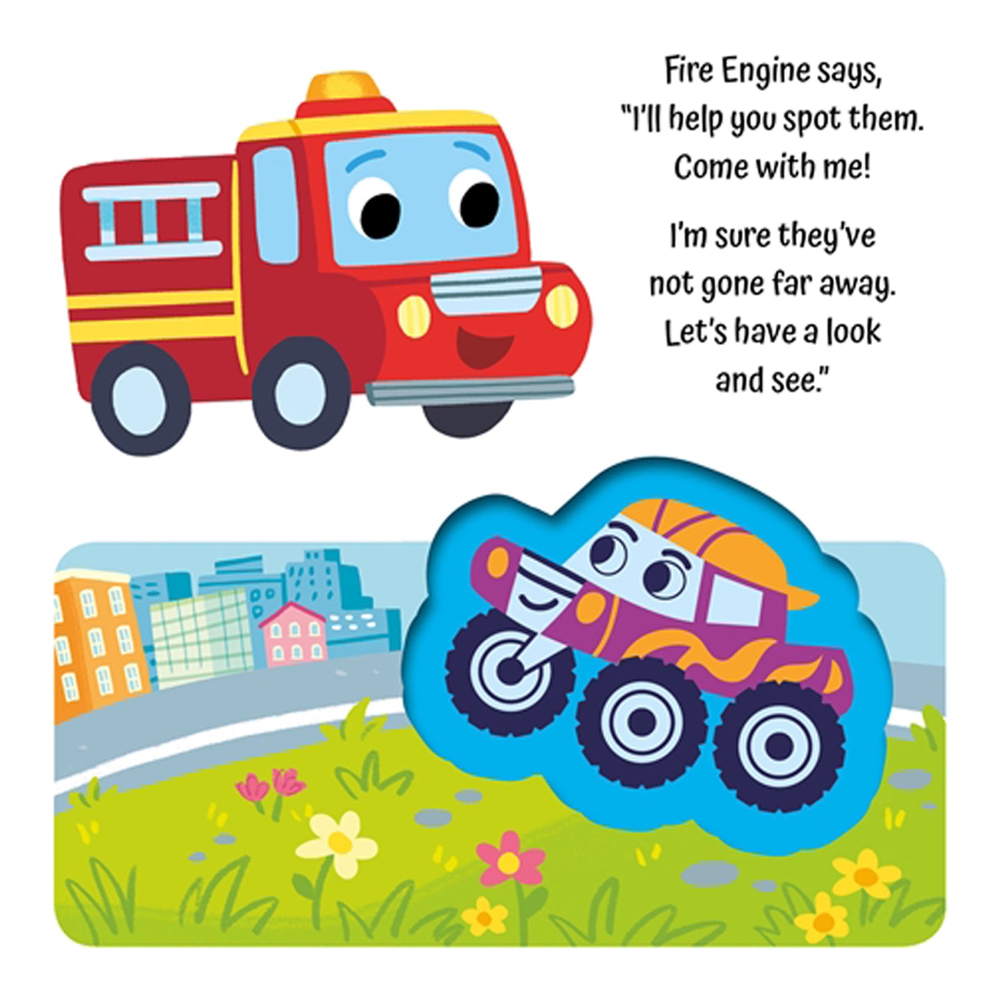 Fire Engine Saves the Day (3D Touch & Feel Fun) Igloo Books
