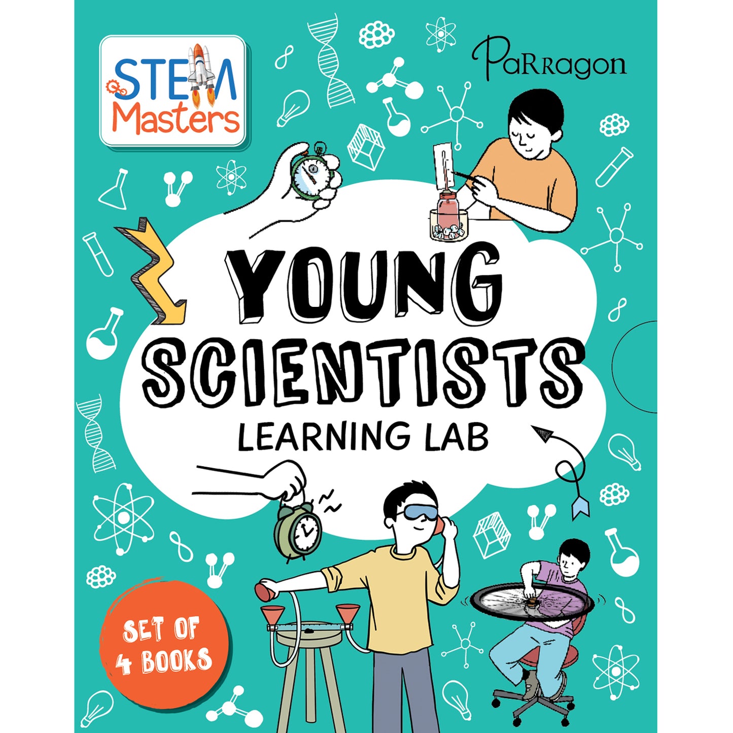 STEM Masters Box Set | Reference books for kids | Science books for children | Elements | Earth | Resources Set of 4 books
