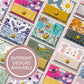 Memo Cube  Passion Theme | Floral Desk Organiser