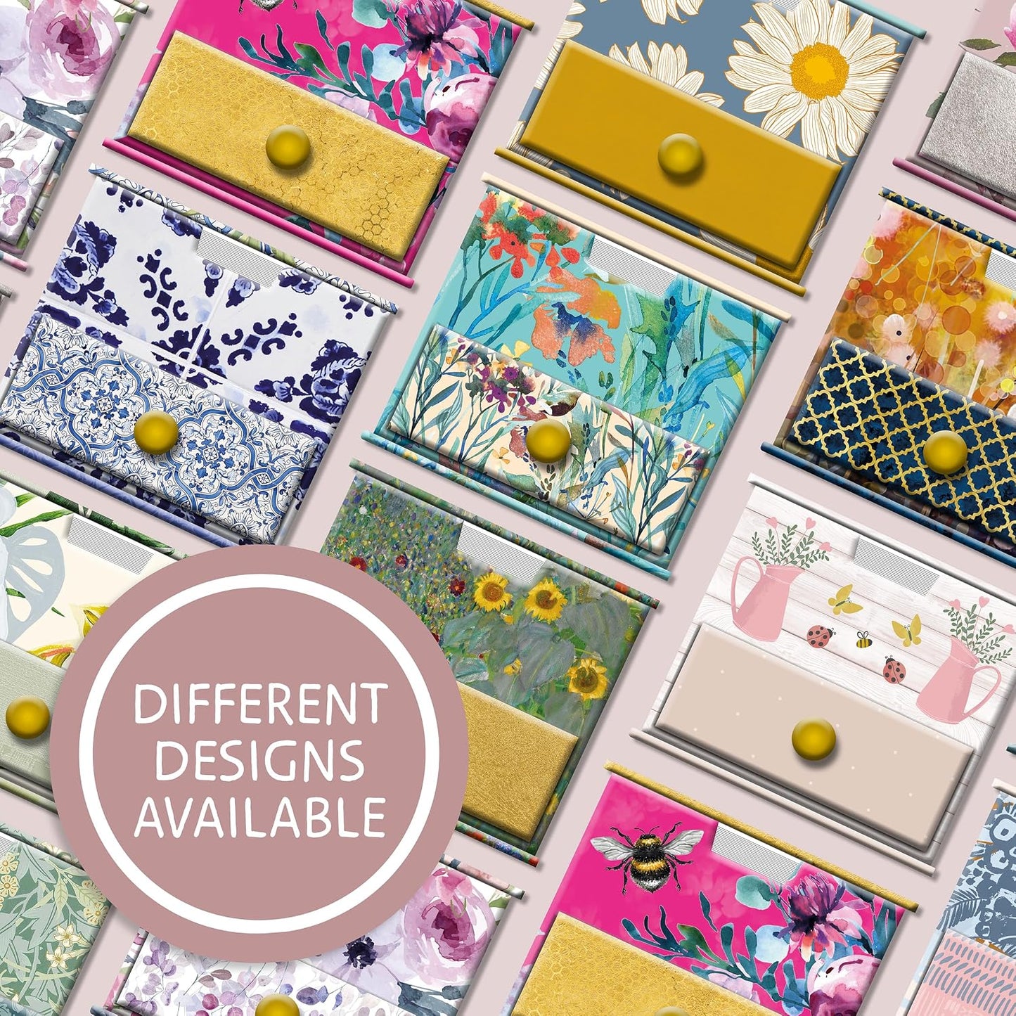 Memo Cube  Passion Theme | Floral Desk Organiser