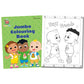 Cocomelon Fun Time with JJ Colouring & Activity Book Set of 2 Books [Paperback] Parragon