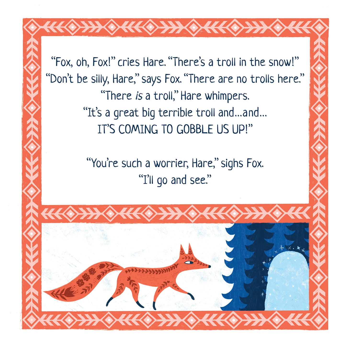 The Great Big Terrible Troll| Storyseeker | Toran Press | Picture Book | Nordic folk art | Children's Storybook | Books for kids Alan Durant and Emilia Erfving