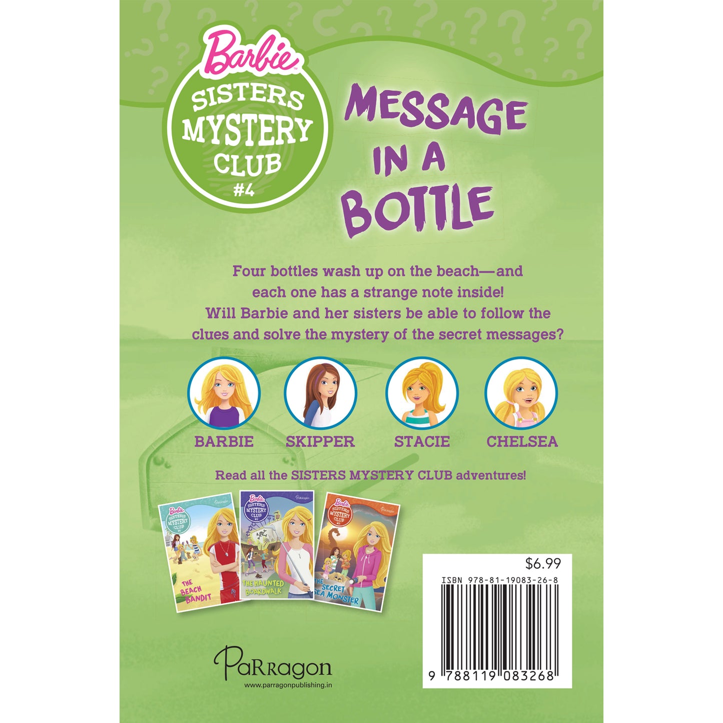 Barbie Sister Mystery Club 4: Message in a Bottle By Parragon Books