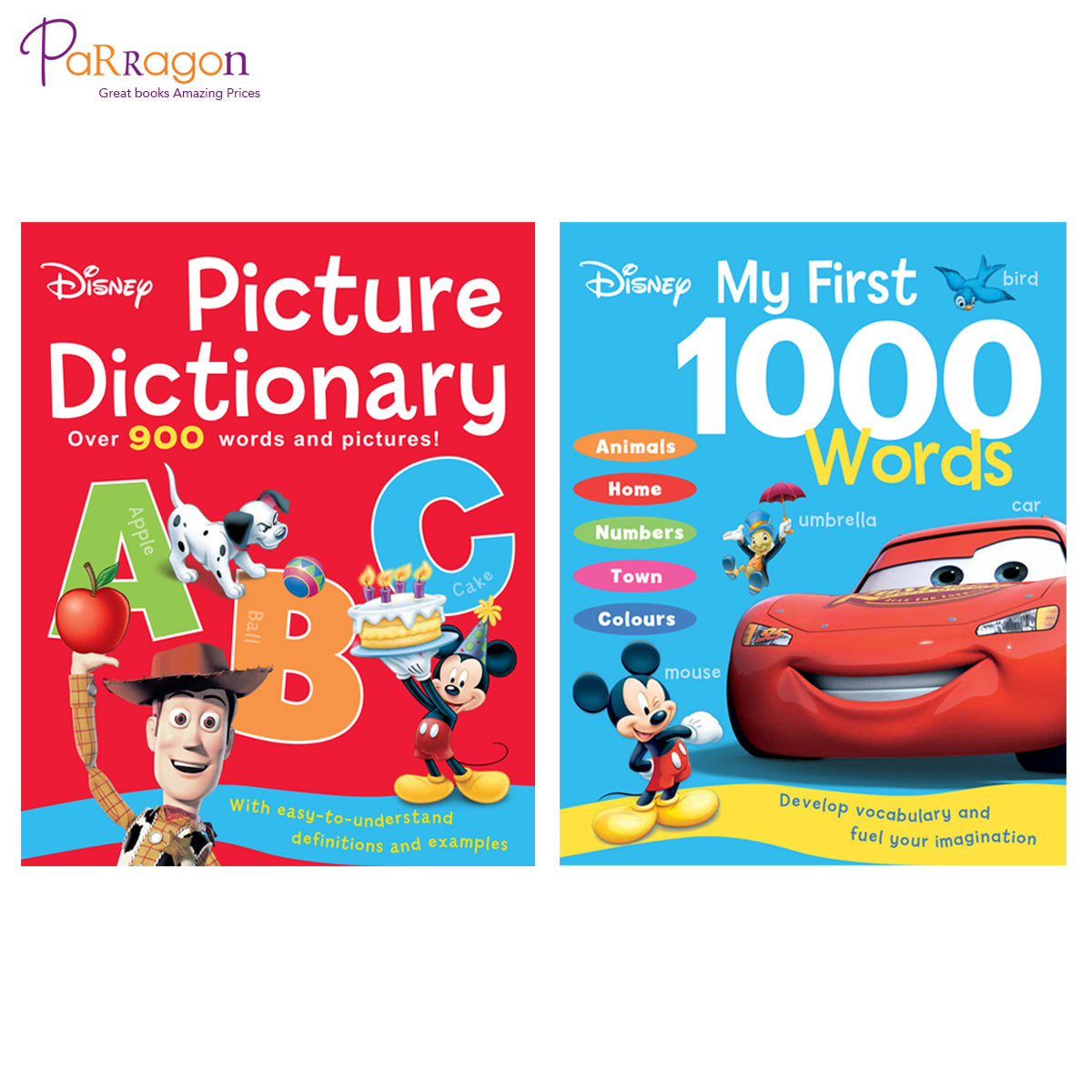 Disney Picture & Words Dictionery for Early Learners (Set of 2 Books)